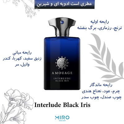 آمواژ اینترلود بلک آیریس  Amouage Interlude Black Iris