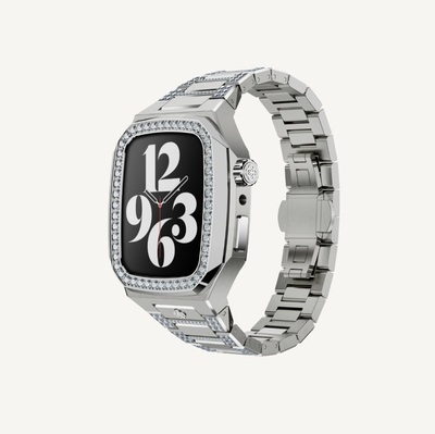 Apple Watch Case - EVD - Iced Silver قاب اپل واچ- Iced Silver- EVD 