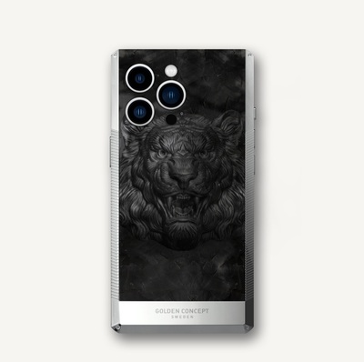 قاب آیفون iPhone Case - Tiger Edition - Silver