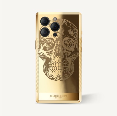 قاب آیفون Iphone case / LIMITED Skeleton - Gold