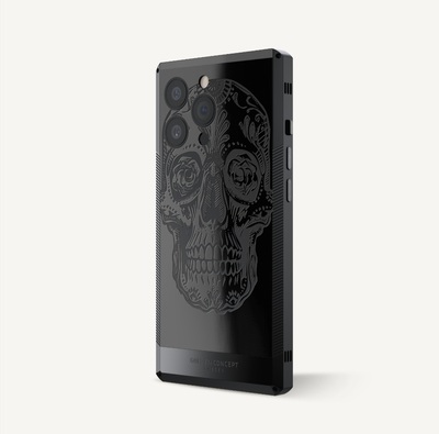 قاب آیفون Iphone case / LIMITED Skeleton - Black
