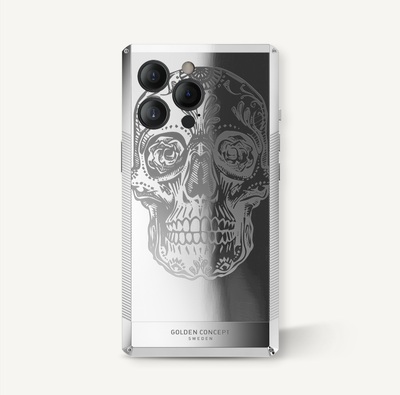 قاب آیفون Iphone case / LIMITED Skeleton - Silver