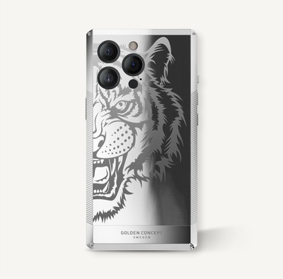 قاب آیفون Iphone case / LIMITED Tiger - Silver